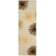 preview thumbnail 76 of 140, SAFAVIEH Handmade Soho Miyase Modern Burst New Zealand Wool Rug 2'6" x 10' Runner - Beige