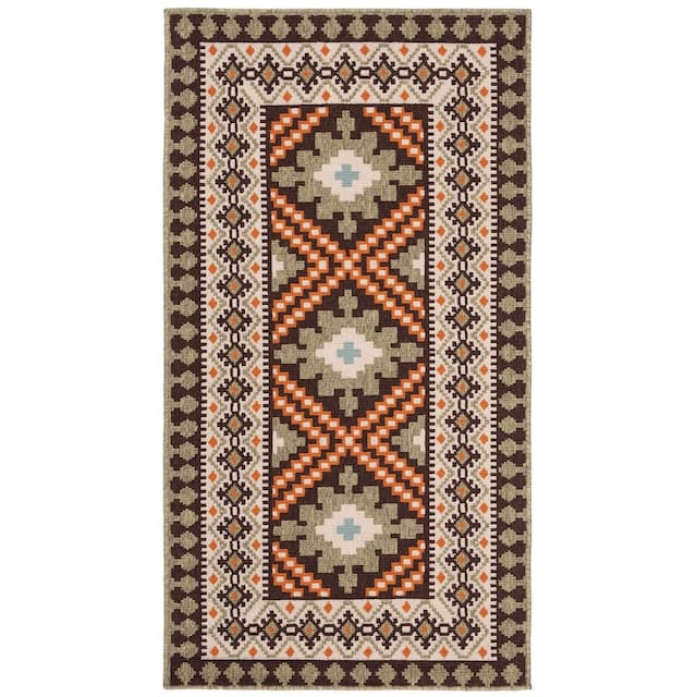 SAFAVIEH Veranda Eyvor Indoor/ Outdoor Waterproof Patio Backyard Rug