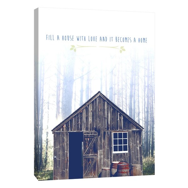 PTM Images 9-109107 PTM Canvas Collection 10" x 8" - "Tiny Home Sentiments 5" Giclee Family Saying Art Print on Canvas