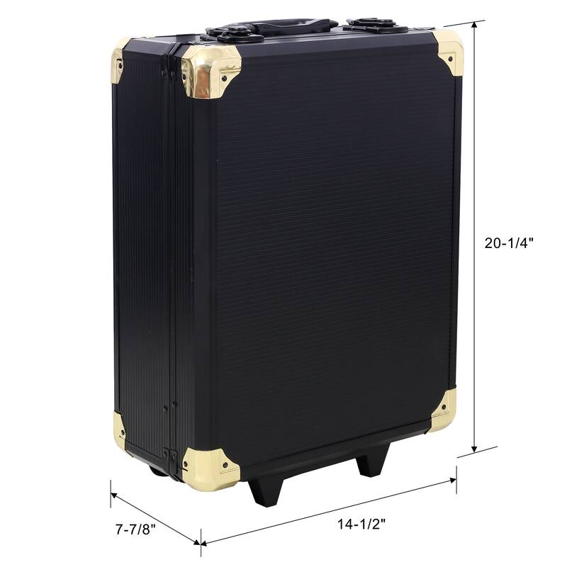 969pcs Home Repair Tool Set Kit for Men, Toolbox Storage Case with 4 Drawers, Household Tool Kit with Rolling Tool Box