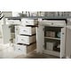 preview thumbnail 16 of 32, James Martin Vanities Bristol 72" Double Vanity, Bright White