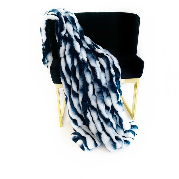 Luxury navy 2025 throw