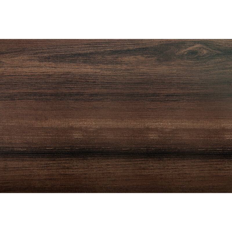 Contemporary Walnut Finish 1pc Dining Table Only Solid wood Rectangle Table Melamine MDF Dining Room Furniture