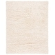 preview thumbnail 7 of 15, SAFAVIEH Handmade Shag Sirli Solid Wool Rug 7'6" x 9'6" - Ivory - Rectangle