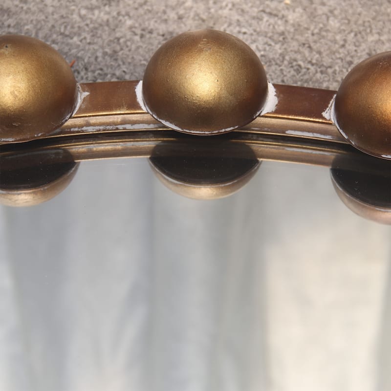 24.75'' Round Mirror with Metal Spherical Frame
