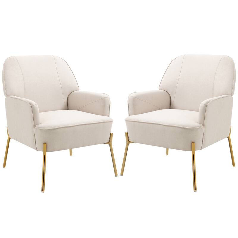 Upholstered Modern Arm Accent Chair