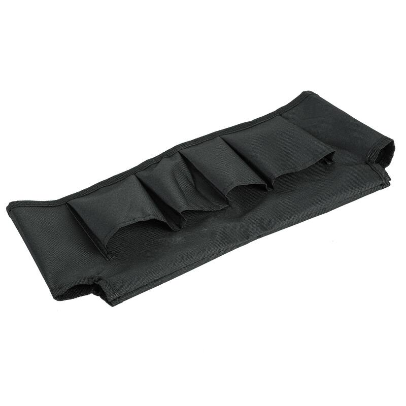 Black 5 Step Stool Folding Step Stool with Tool Bag