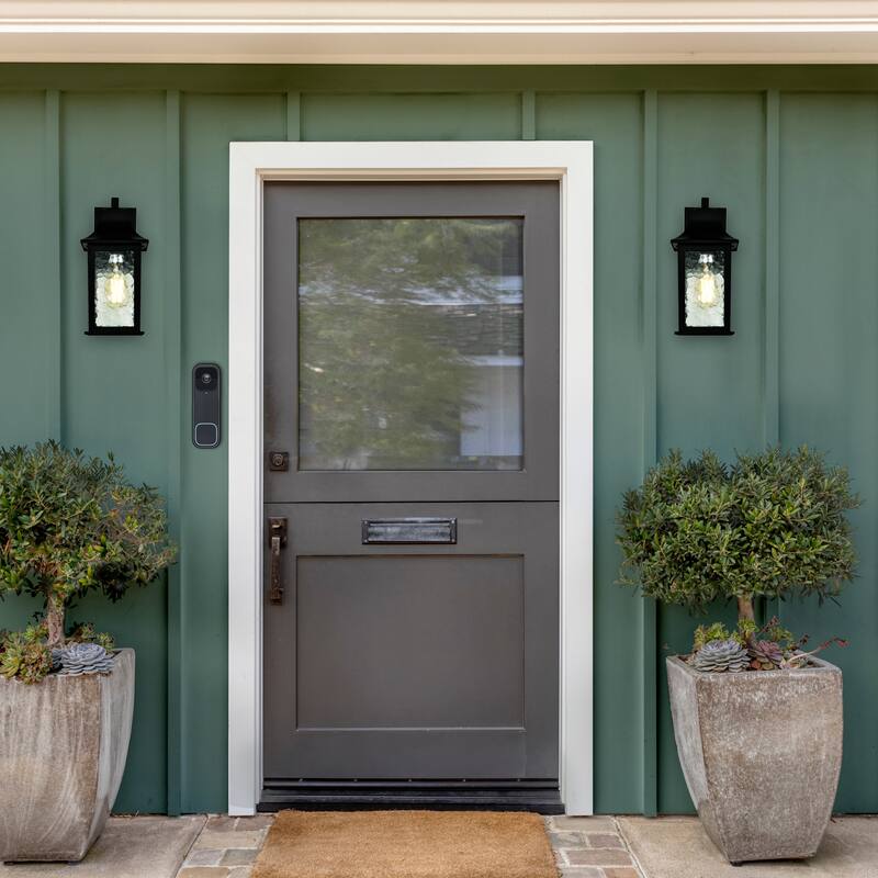 Starfish Smart Doorbell Security Camera Wired White Doorbell With White Chime