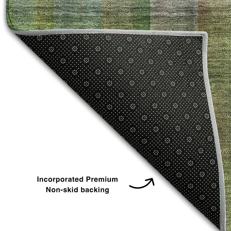 Premium Washable Super Soft Plaid Mayfield Rug