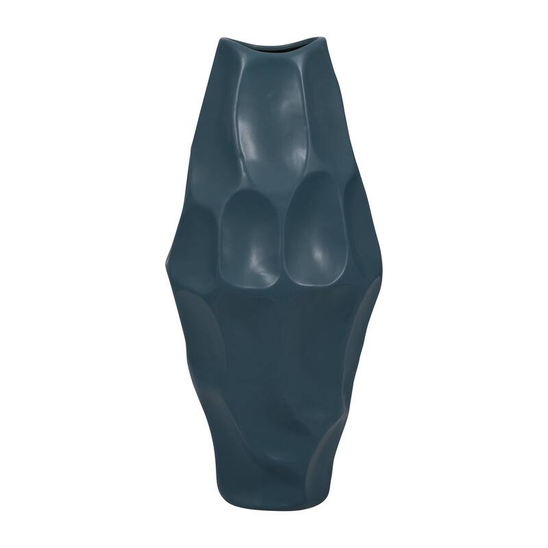 Ceramic Modern Arleta Decorative Vase - Teal