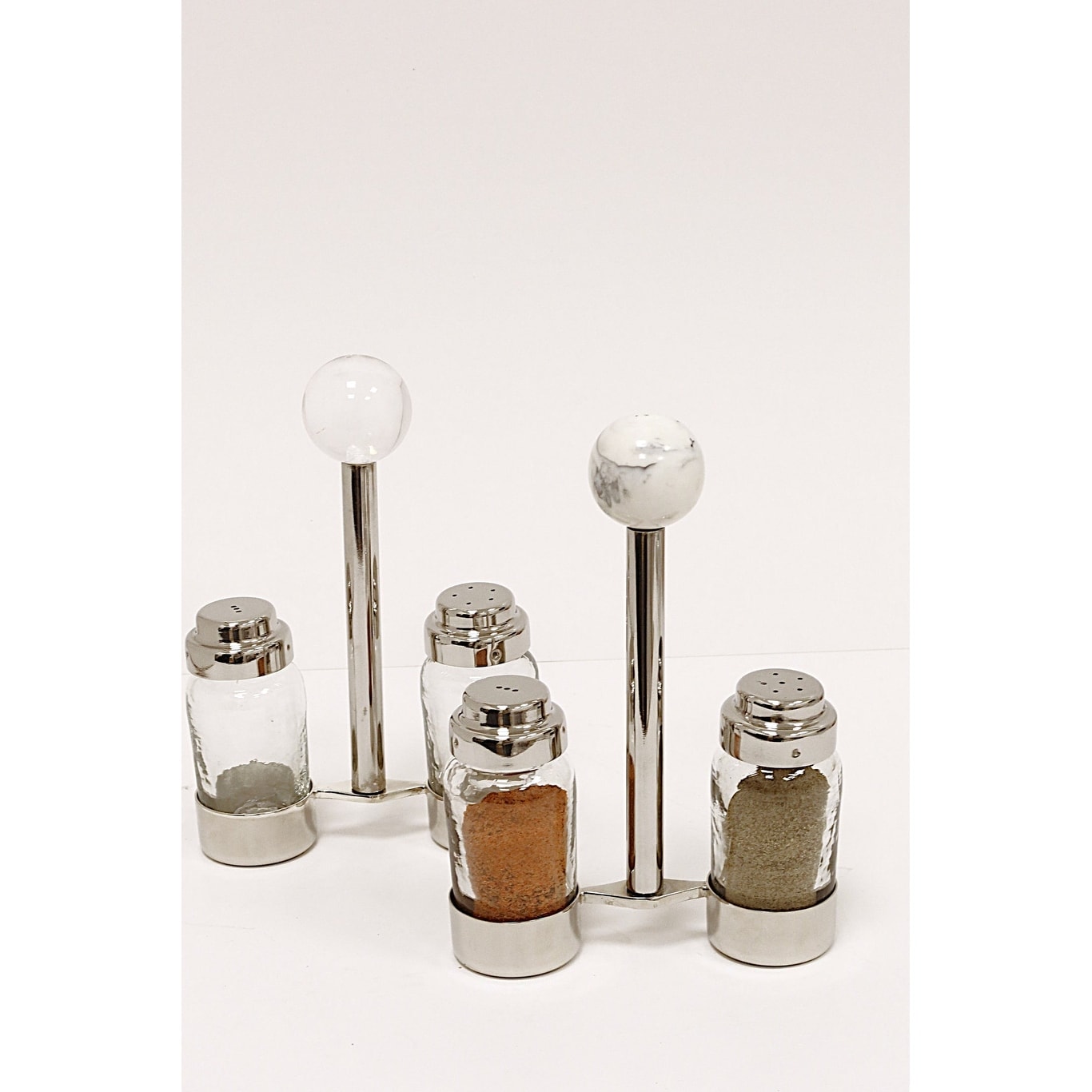 Salt and Pepper Shaker with Clear Knob - 5"L