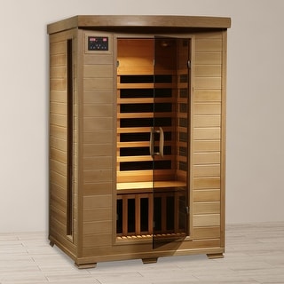 HeatWave Coronado 2-Person Hemlock Infrared Sauna with 6 Carbon