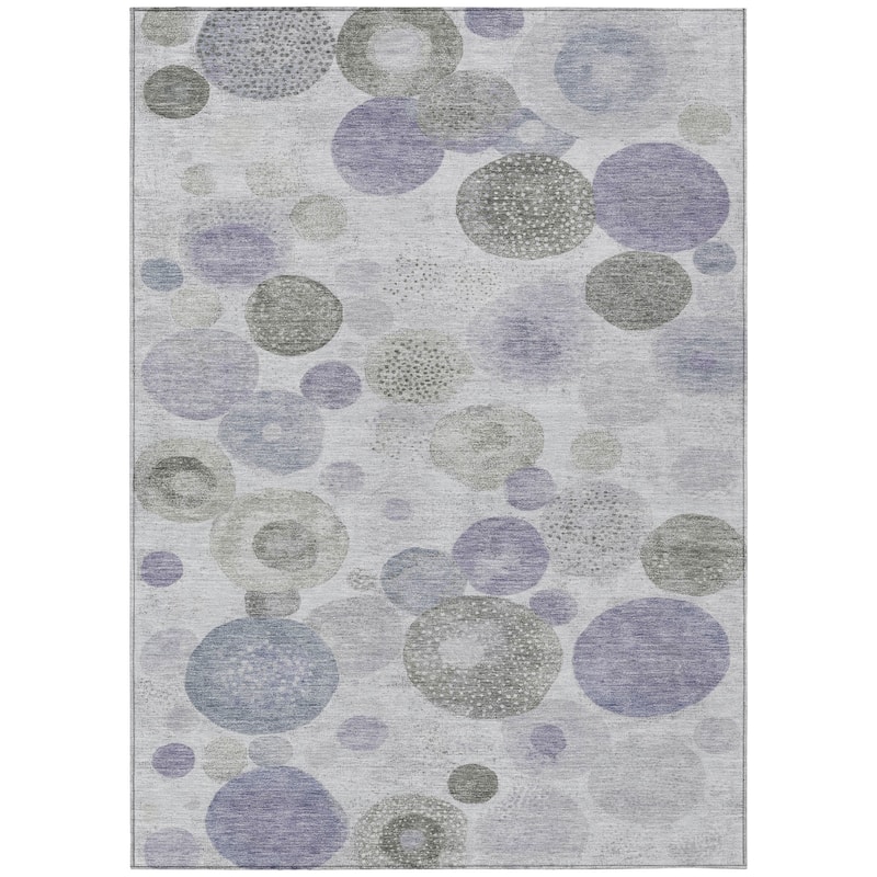 HomeRoots Geometric Transitional Rectangle Outdoor Rug