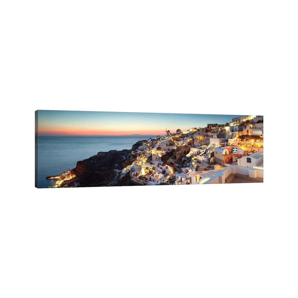 iCanvas "Oia At Sunset, Santorini, Greece" by Matteo Colombo Canvas Print