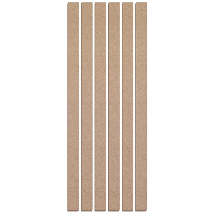 WallPops Narrow Paintable Shaker Wall Panels
