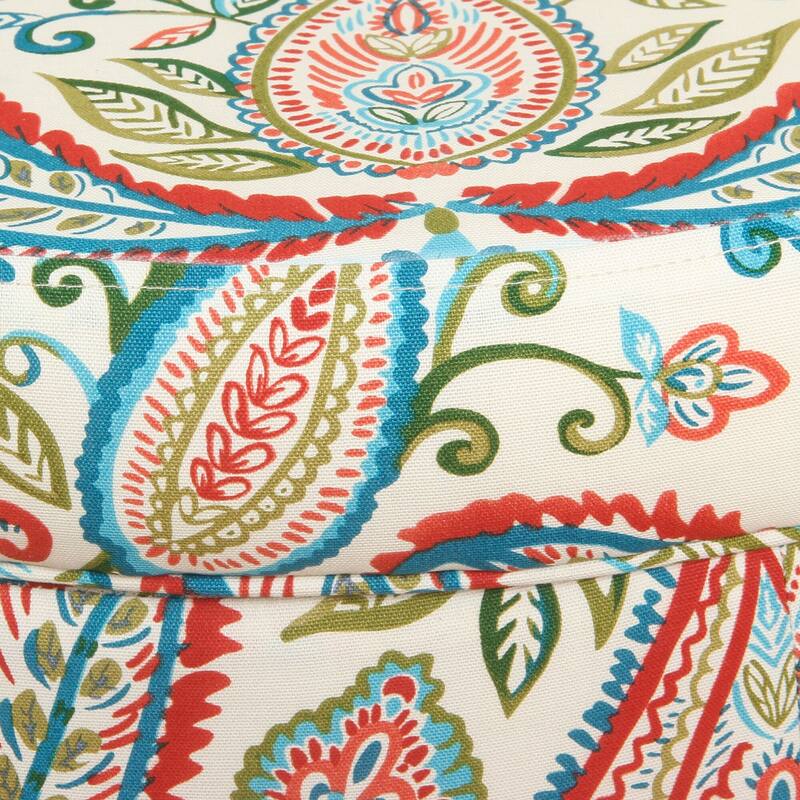 The Curated Nomad Hector Paisley Storage Ottoman