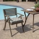 preview thumbnail 6 of 16, Arden Selections Aurora Damask Outdoor 18 x 19 in. Seat Pad