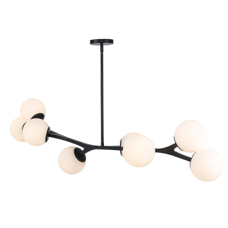 Trans Globe Lighting 11638 Rebel 8 Light 57" Wide Linear Pendant