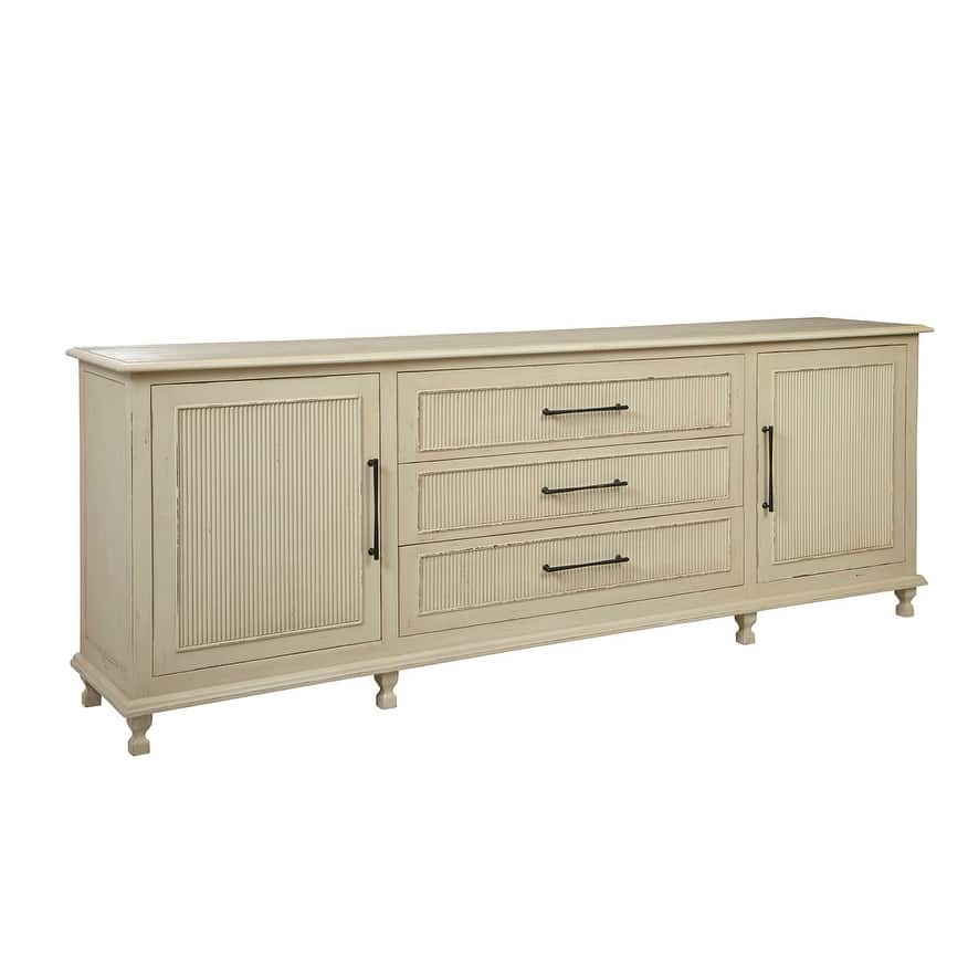 Furniture Classics Solid Mahogany Wood Hillary Sideboard Server Buffet