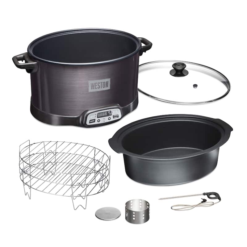 Weston 2in1 6 Quart Indoor Smoker & Slow Cooker Bed Bath & Beyond