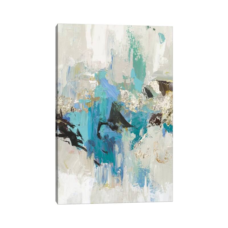iCanvas "Blue Silver I" by Tom Reeves Canvas Print
