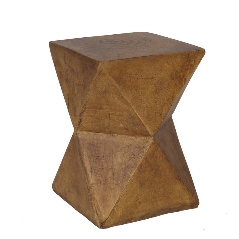 Large Lightweight Concrete Accent Sofa Side End Table Outdoor Indoor - N/A