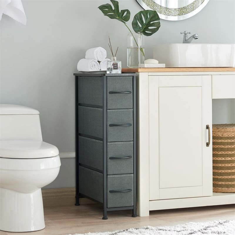 Narrow Dresser with 4 Drawers
