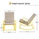 preview thumbnail 12 of 18, Patio Rocking Chair Padded Steel Rocker Chair