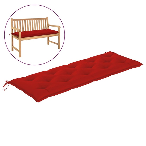 vidaXL Garden Bench Cushion Red 59.1