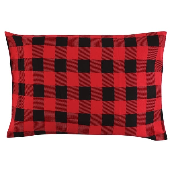 slide 1 of 1, Hudson Baby Cotton Toddler Pillow Case, Buffalo Plaid, One Size - Buffalo Plaid Buffalo Plaid - One Size