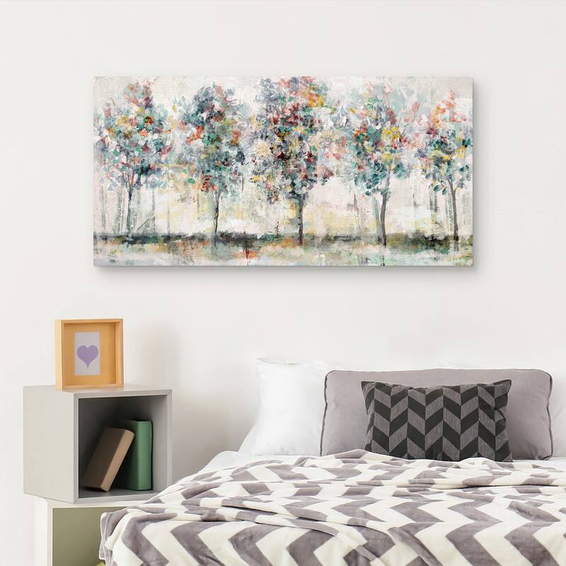 Morning Trees by Studio Arts Canvas Art Print