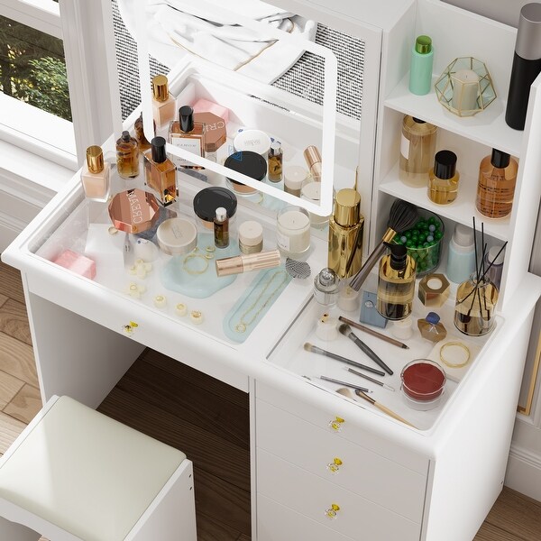 Led lights on dressing table on sale