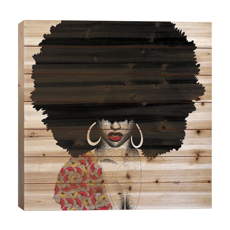 Uloaku Print On Wood by Ohab TBJ - Multi-Color - 26x26x1.5
