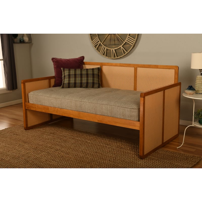 Somette Abaco Daybed in Honey Includes Mattress