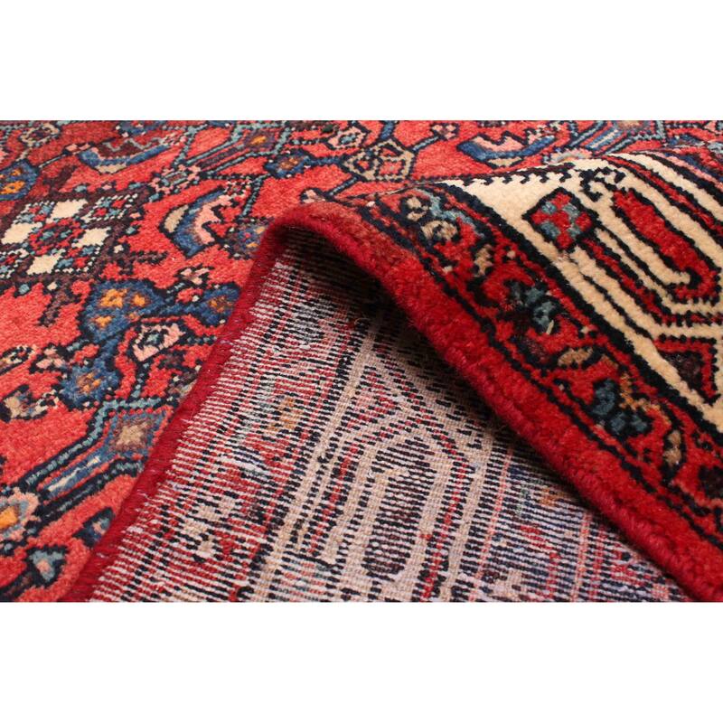 ECARPETGALLERY Hand-knotted Anadol Red Wool Rug - 3'7 x 10'11