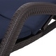 preview thumbnail 22 of 31, Waverly Faux Wicker Chaise Lounges (Set of 2) by Christopher Knight Home