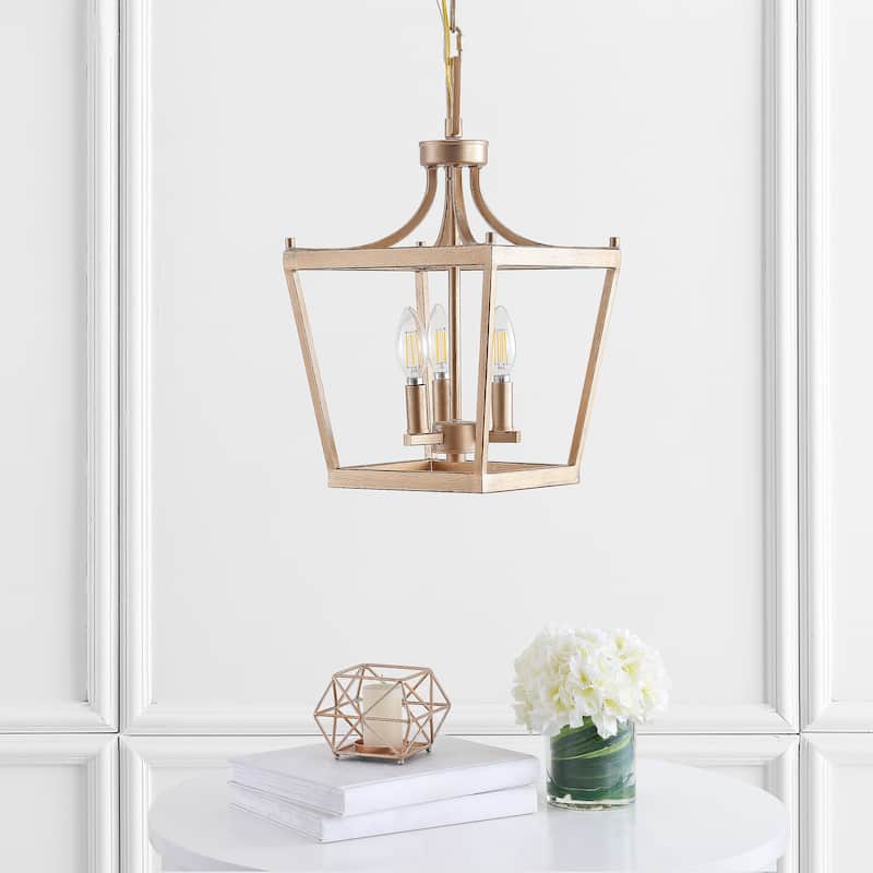 SAFAVIEH Lighting Soka 3-light Pendant - 10"x10"x21-93" - 10Wx10Dx93H