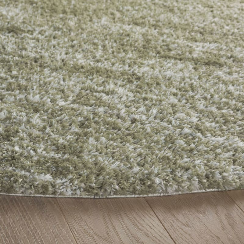 SAFAVIEH Tahoe Shag Yaprak Abstract 1.2-inch Thick Rug