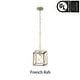 preview thumbnail 36 of 37, Acroma 1-light Farmhouse Rustic Rectangle Kitchen Island Pendant Light - 8 inches
