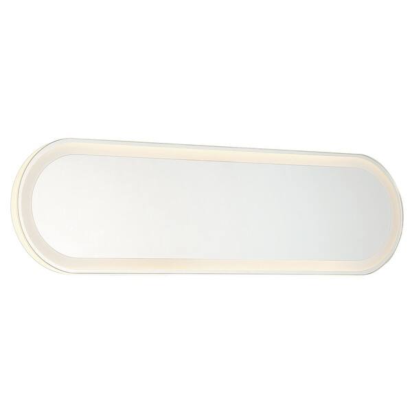 slide 2 of 7, Minka Lavery 6119-1 24" W x 6-3/4" H Contemporary Oval Framed Bathroom