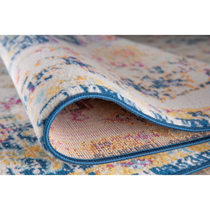 The Curated Nomad Sunset Traditional Vintage Bohemian Rug