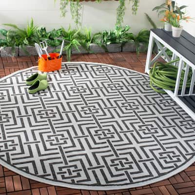 SAFAVIEH Beach House Eliverta Indoor/ Outdoor Waterproof Patio Backyard Rug