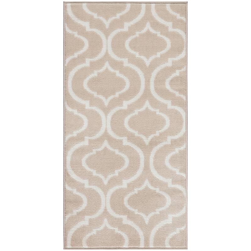 Nourison Jubilant Moroccan Trellis Area Rug - 2' x 4' - Beige