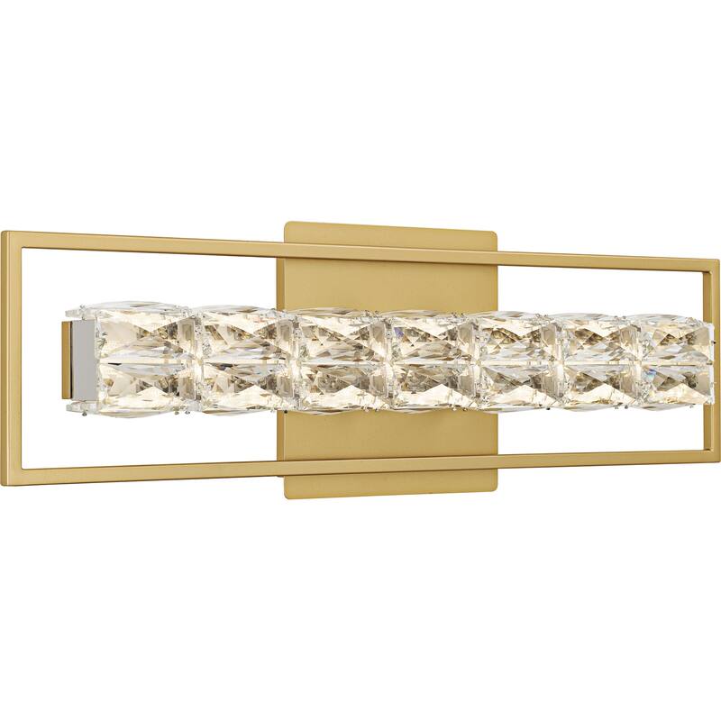 Dazzle Integrated LED Soft Gold Bath Light with CCT Switch