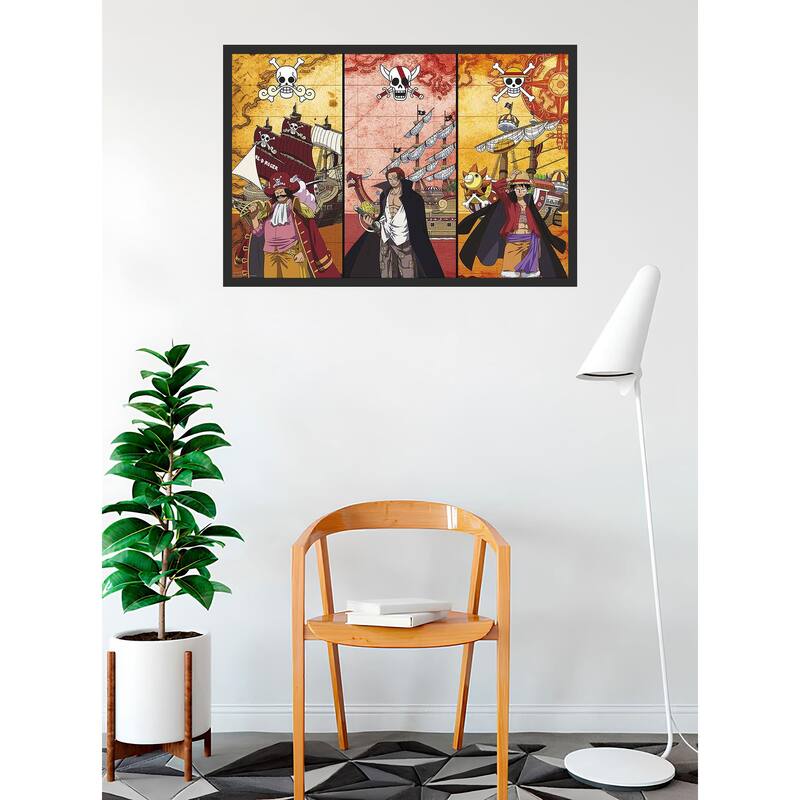 One Piece - Captain Boats Framed Art Poster - 24 x 36 Inch