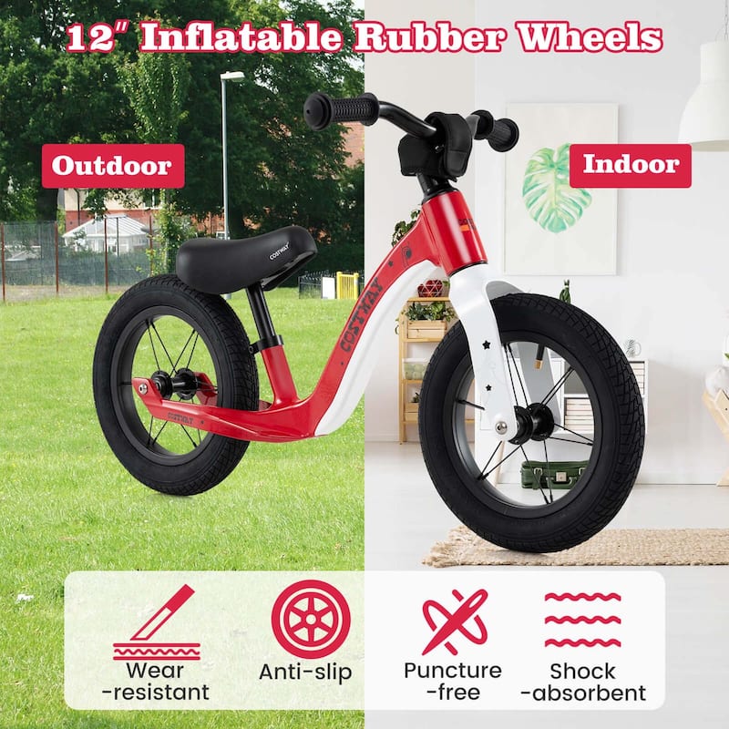 Costway 12 Inch Magnesium Toddler Balance Bike No Pedal Training - See Details