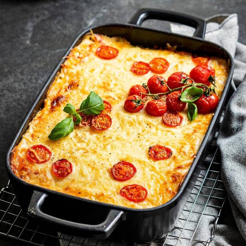 Alva Nori Enameled Cast Iron Oven Dish Roasting Pan - 12" x 8" - 12"x8"