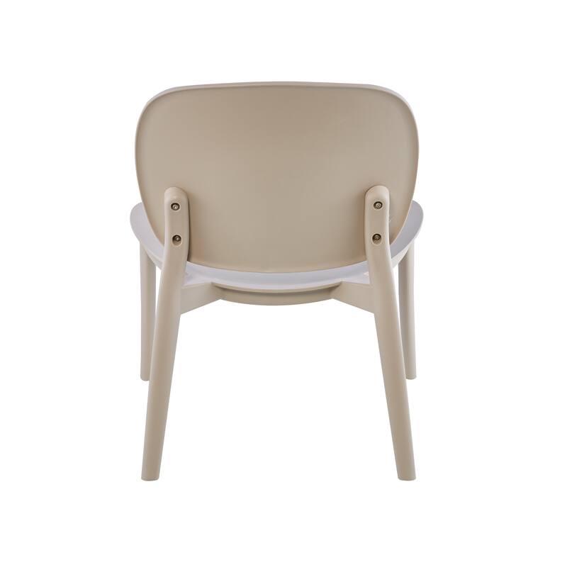 Porthos Home Dani Plastic Dining Chairs Set of 2, Indoors And Outdoors