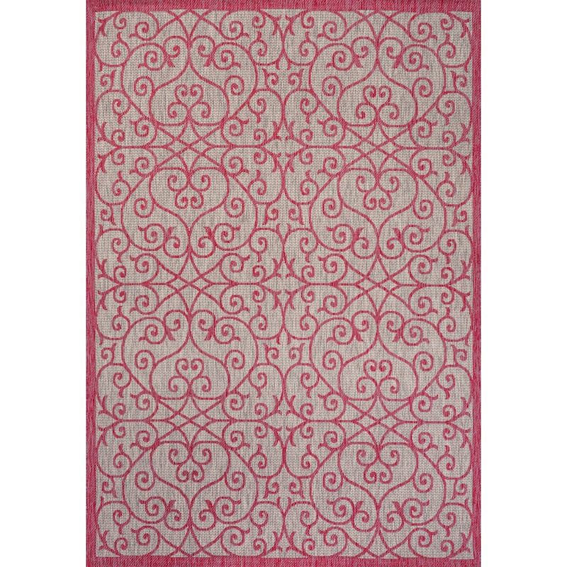 JONATHAN Y Ourika Textured Weave Indoor/Outdoor Area Rug