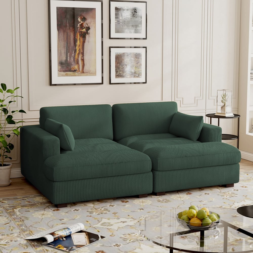 Modern Modular Sectional Sofa Chaise Couch Bed